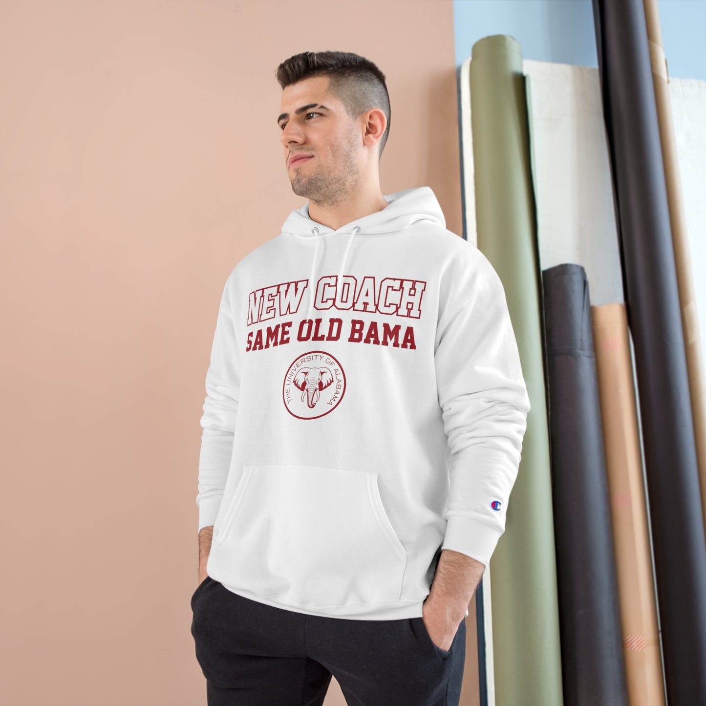 New Coach, Same Old Bama Champion Hoodie