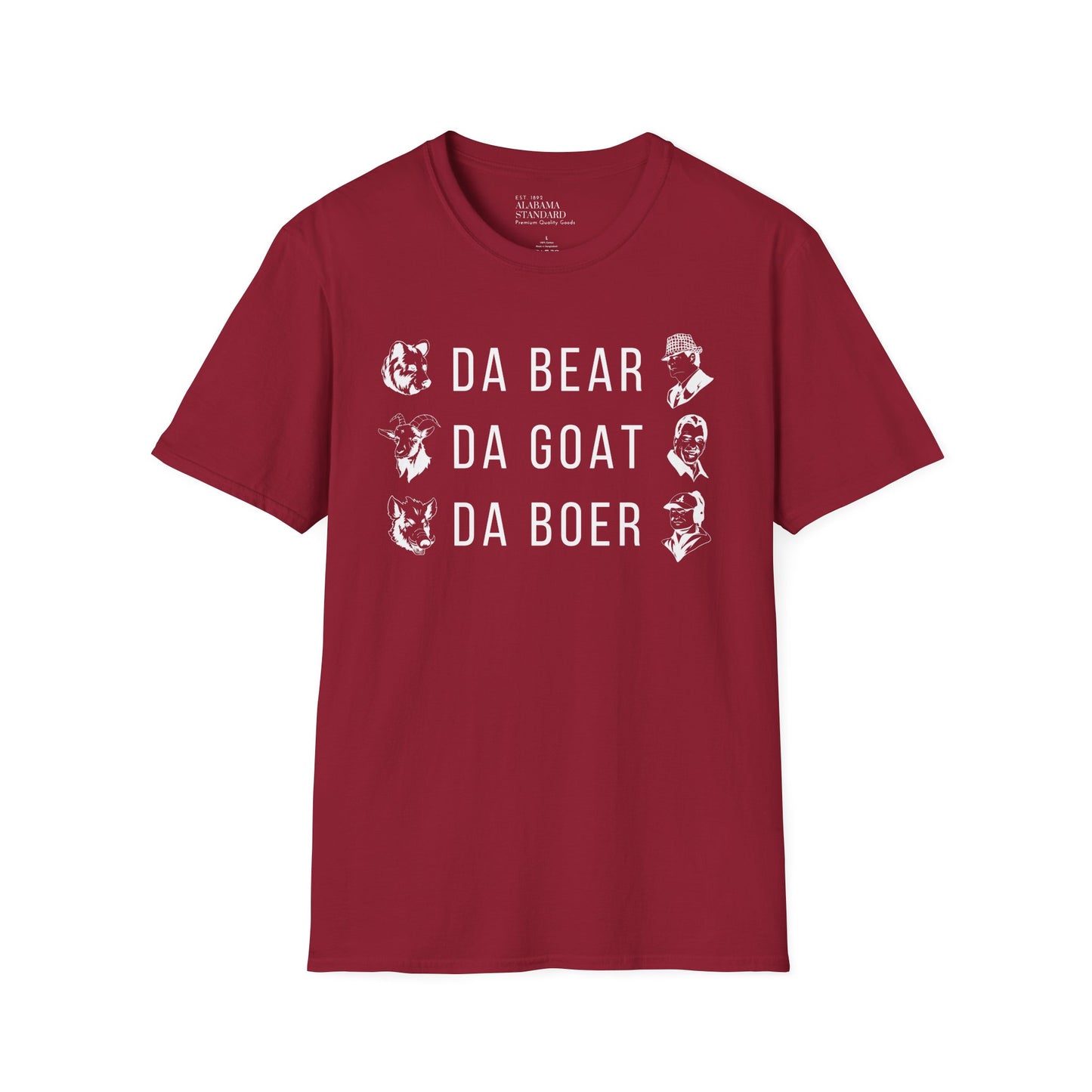 Da Bear, Da Goat, Da Boer Softstyle Tee