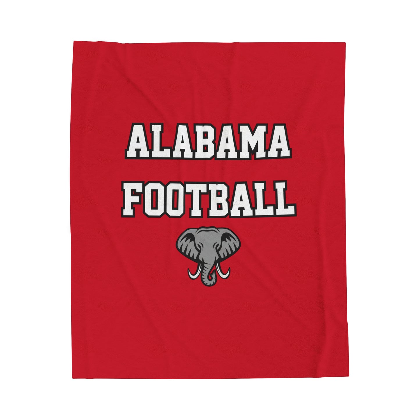 Alabama Football Velveteen Plush Blanket