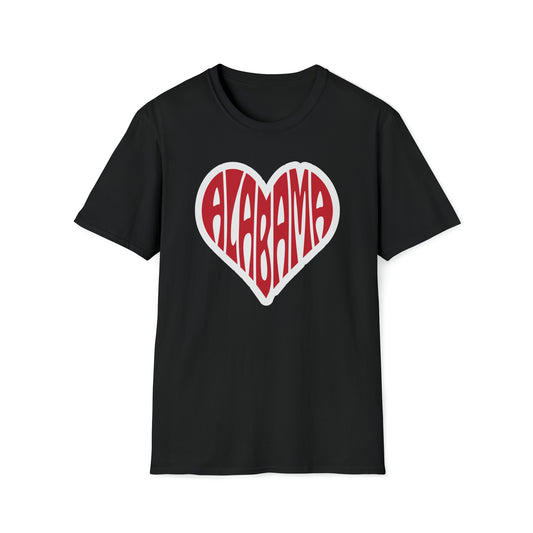 Alabama Heart Unisex Softstyle T-Shirt