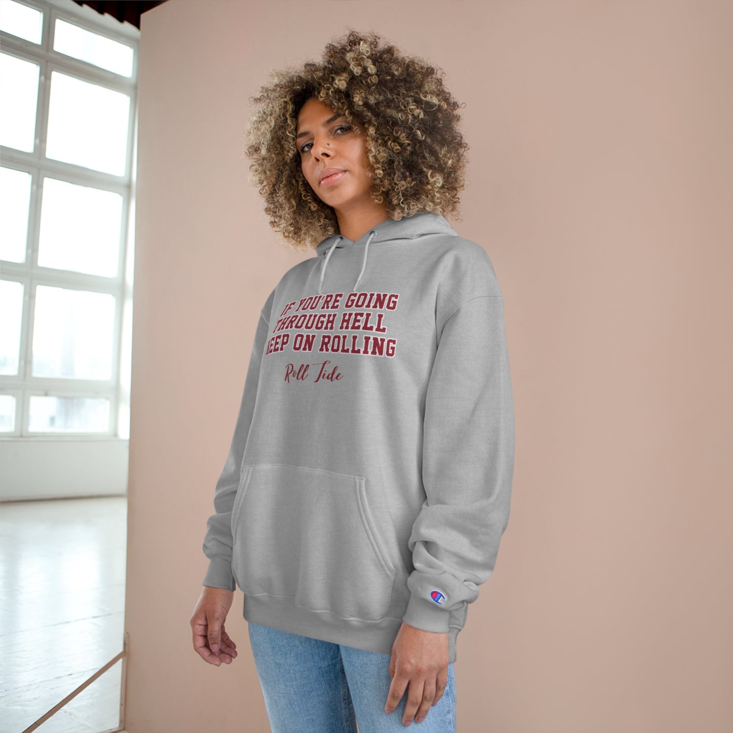 Keep On Rolling Champion Hoodie