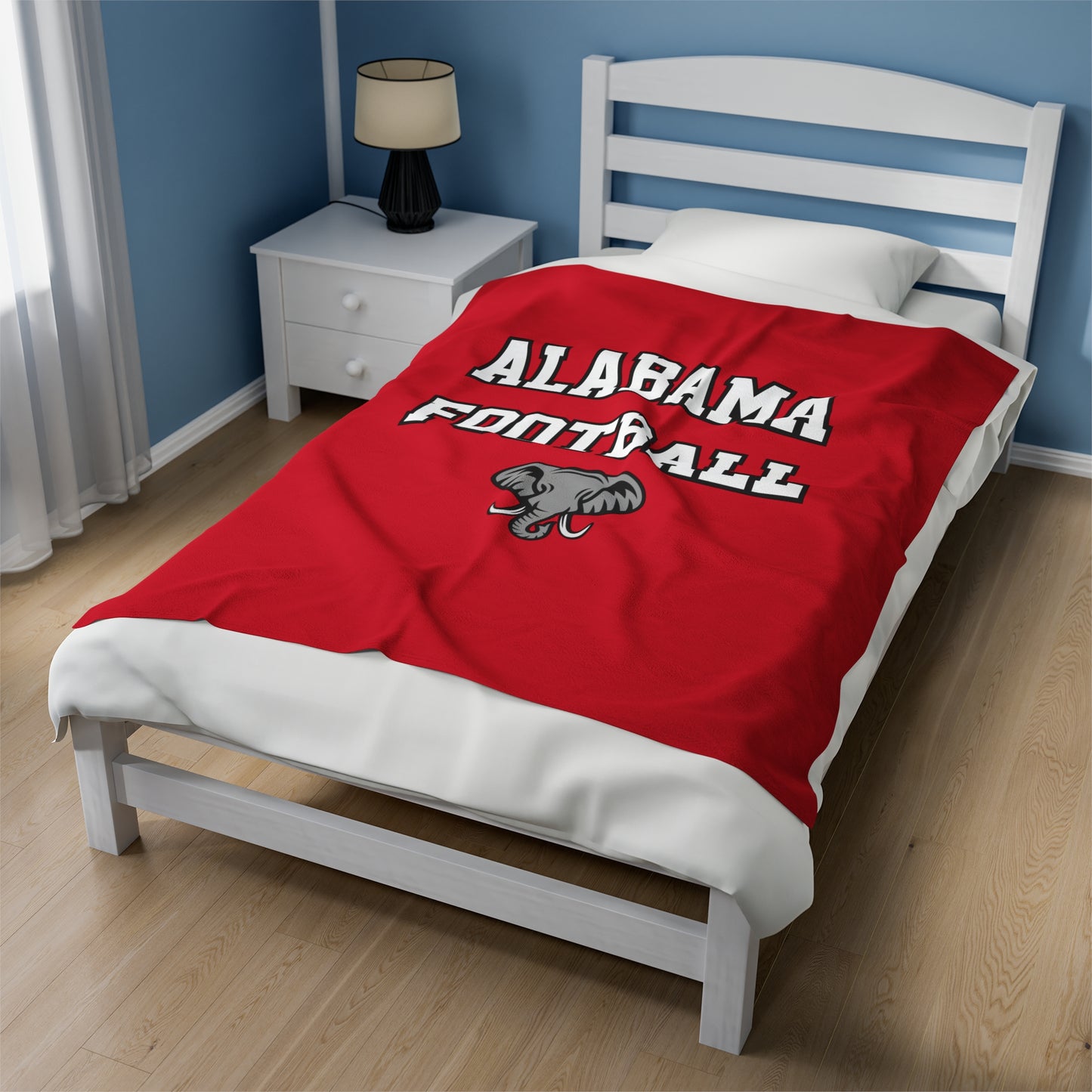 Alabama Football Velveteen Plush Blanket