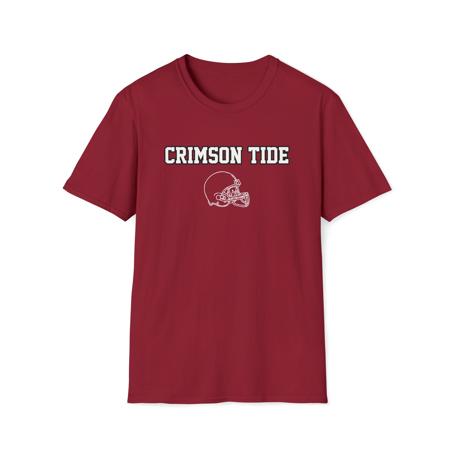 Crimson Tide Helmet Unisex Softstyle T-Shirt