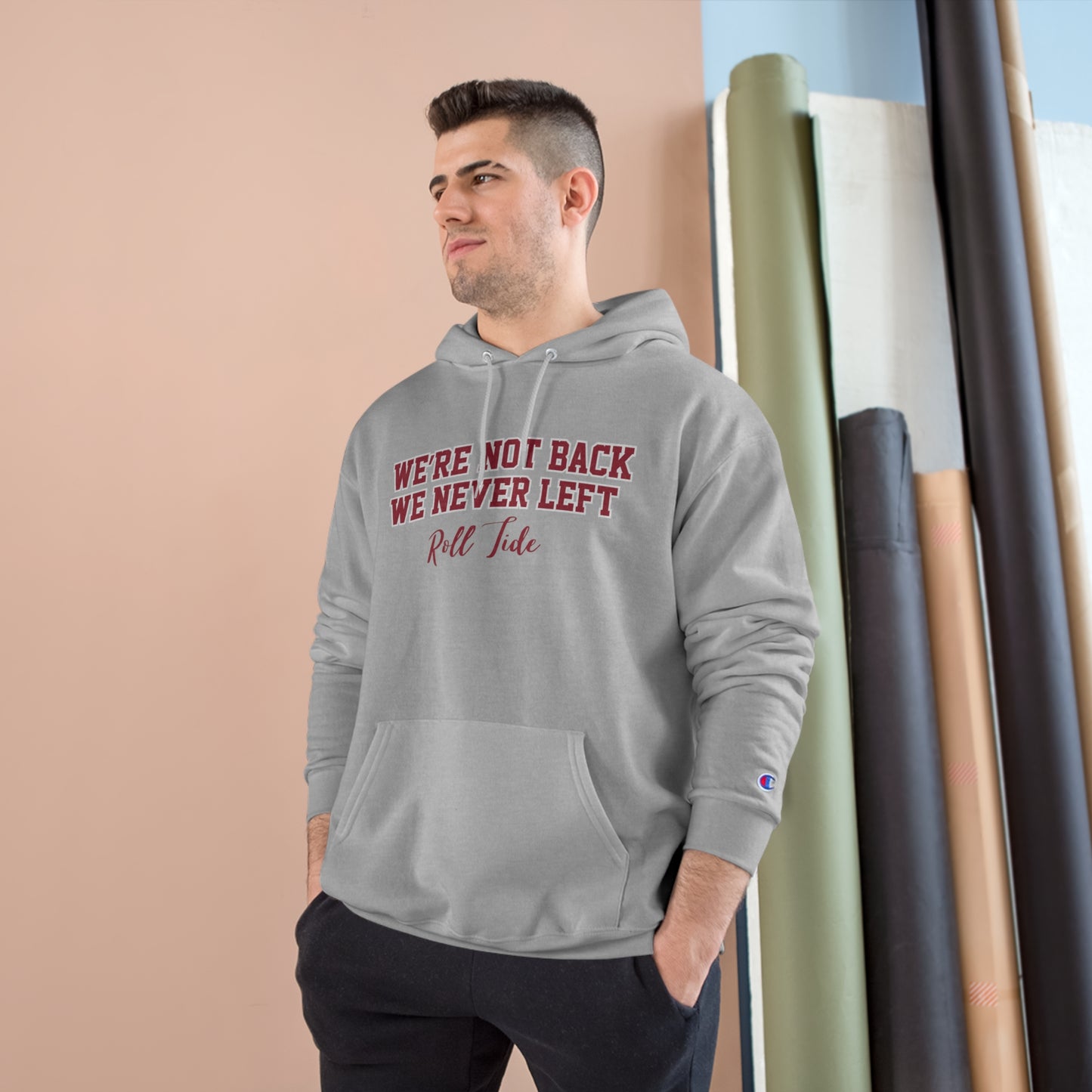 We Never Left Champion Hoodie