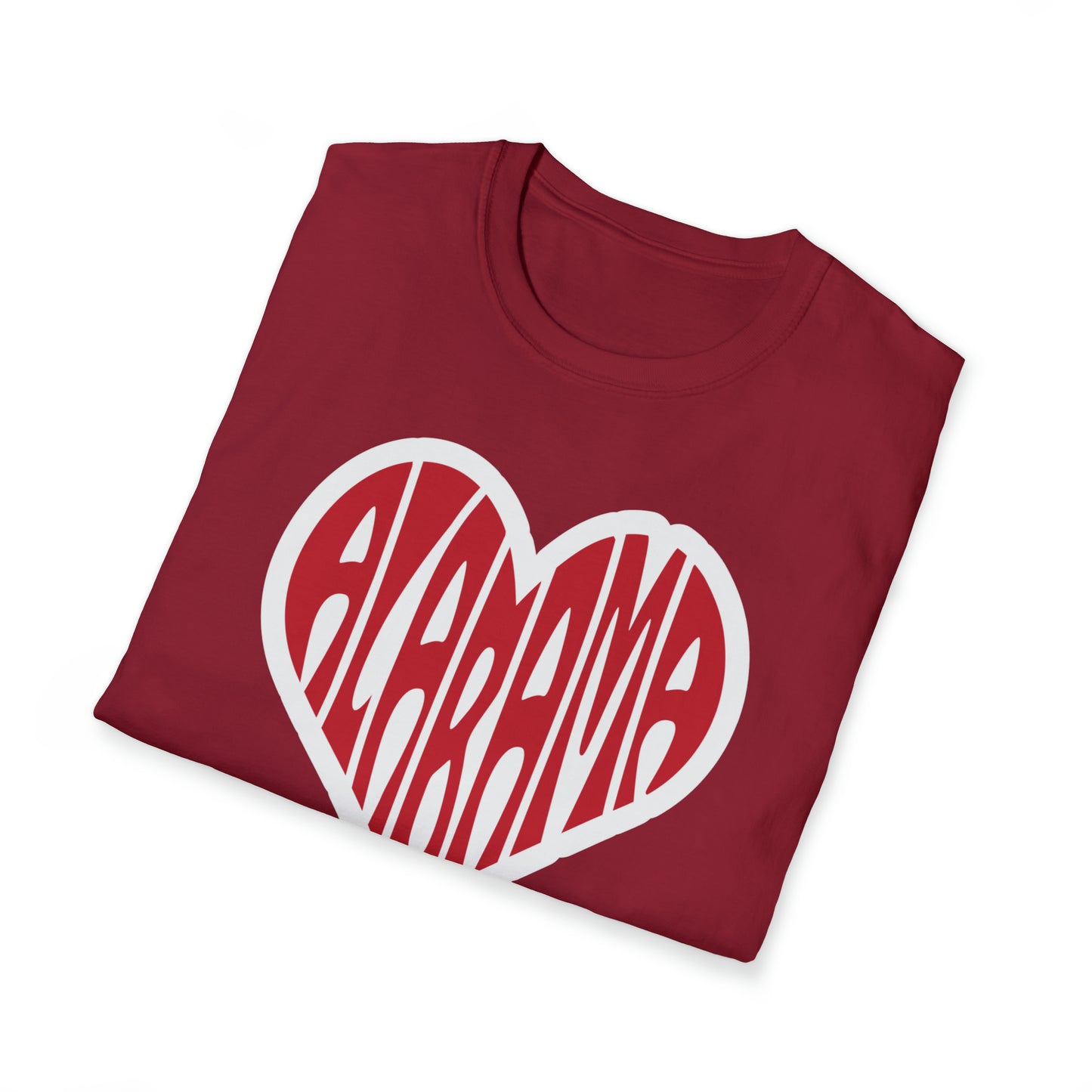 Alabama Heart Unisex Softstyle T-Shirt