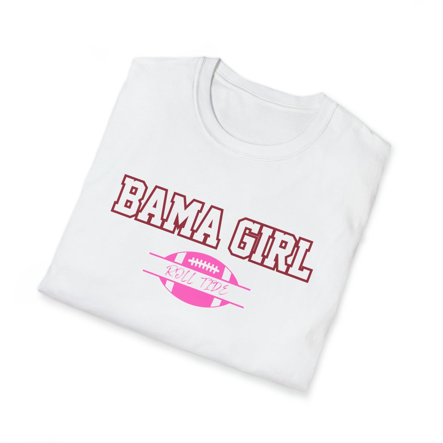 Bama Girl White Unisex Softstyle T-Shirt