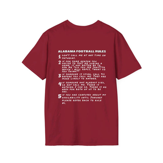 Alabama Football Rules T-Shirt