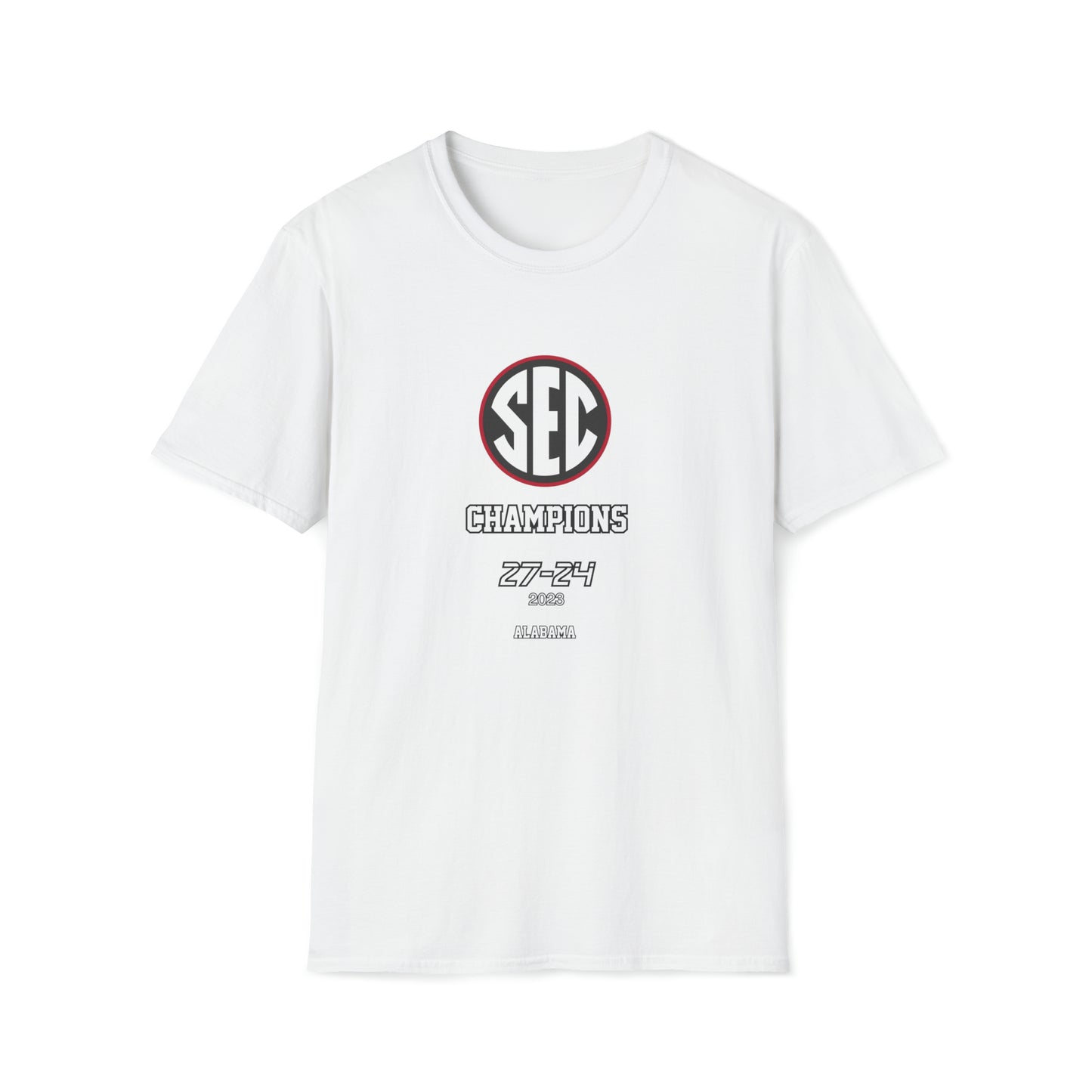 SEC Champions 27-24 Unisex Softstyle T-Shirt