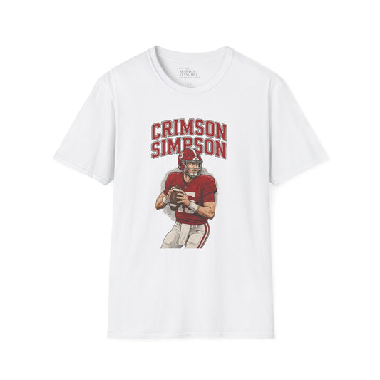 Crimson Simpson Tee