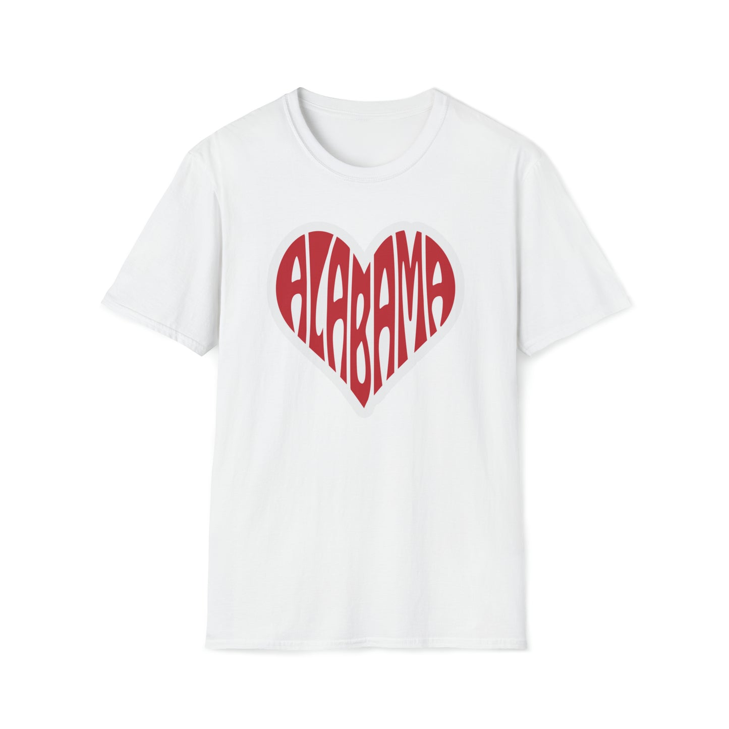 Alabama Heart Unisex Softstyle T-Shirt