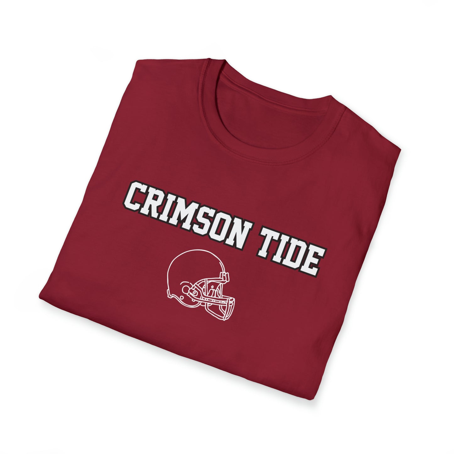 Crimson Tide Helmet Unisex Softstyle T-Shirt