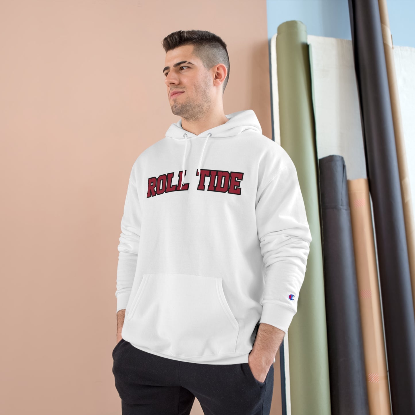 ROLL TIDE Champion Hoodie - Light Colors