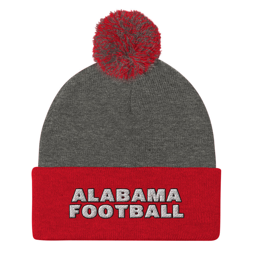 Alabama Football Pom-Pom Beanie